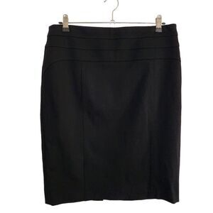 INC International Concepts Womens Classic Black Pencil Skirt Size 14